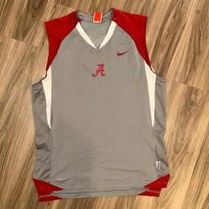 Nike Alabama Crimson Tide‎ Dri-FIT Sleeveless Athletic Shirt Tank Top Size M